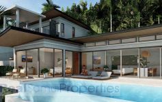 New 4-Bed 460 Sqm Contemporary Sea View Pool Villas, Chaweng